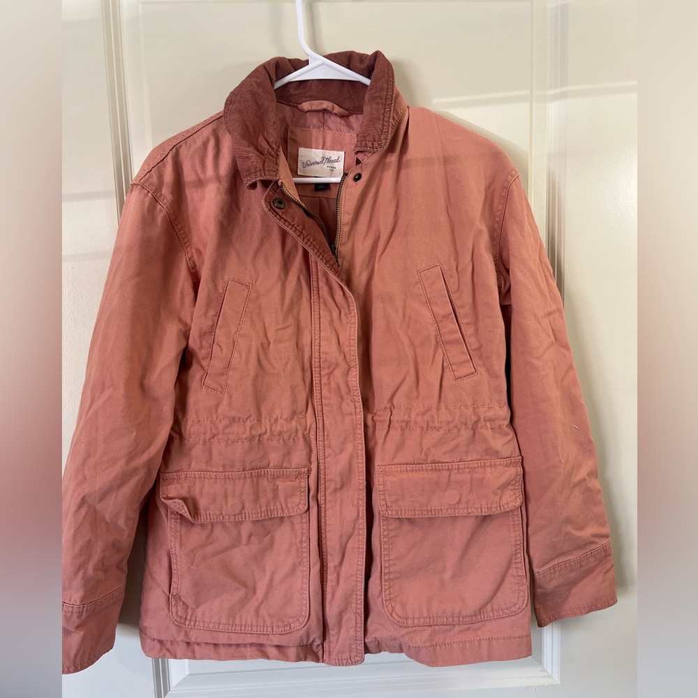 Universal Thread Women's Utility Salmon Jacket Si… - image 1